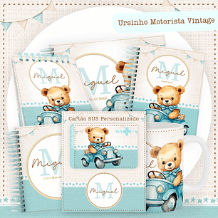 ARQUIVO ENCADERNAÇÃO BABY URSINHO CARRINHO- PAMELLA