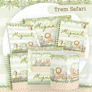 ARQUIVO ENCADERNAÇÃO BABY TREM SAFARI - PAMELLA