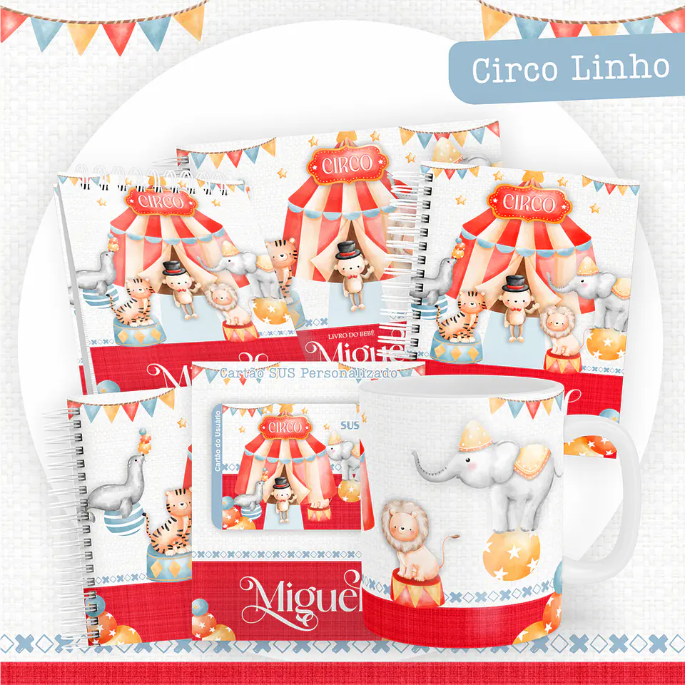 ARQUIVO ENCADERNAÇÃO BABY CIRCO VINTAGE - PAMELLA 1