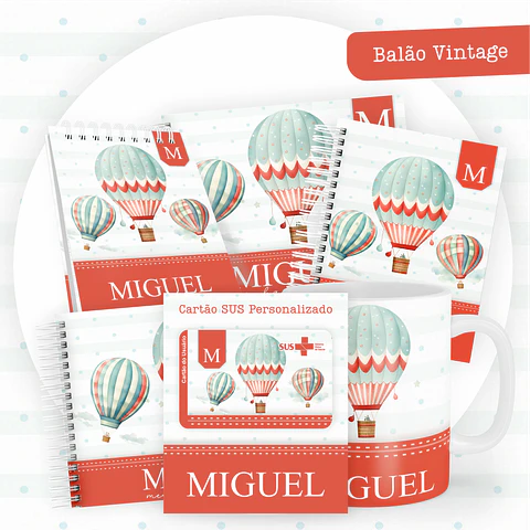 ARQUIVO ENCADERNAÇÃO BABY BALÃO VINTAGE - PAMELLA