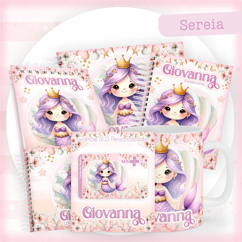 ARQUIVO ENCADERNAÇÃO BABY SEREIA - PAMELLA