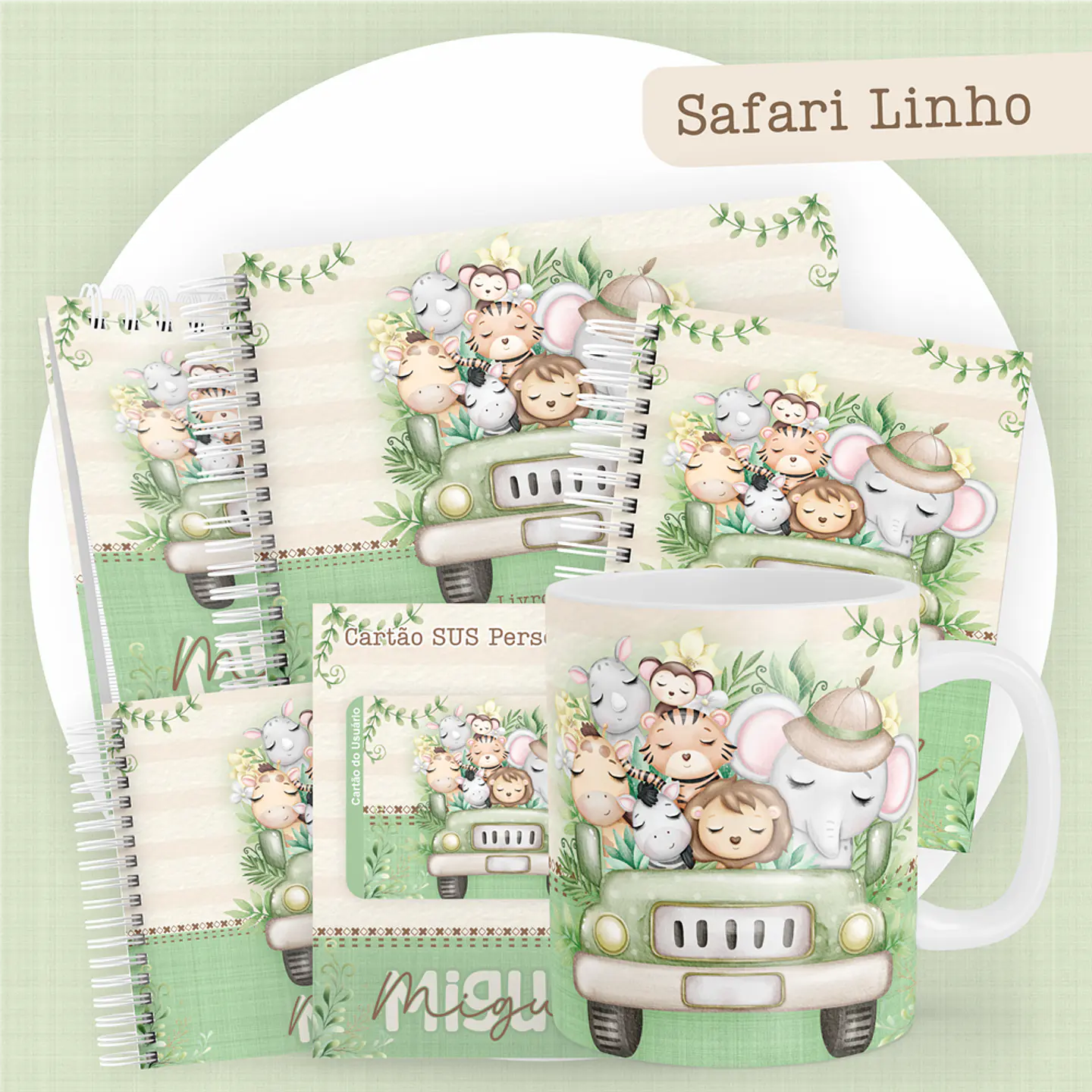 ARQUIVO ENCADERNAÇÃO BABY SAFARI MENINO - PAMELLA 1