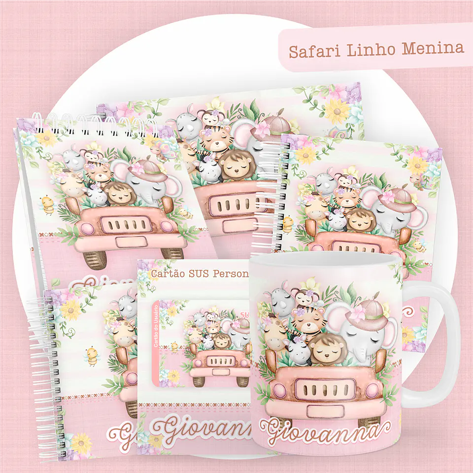 ARQUIVO ENCADERNAÇÃO BABY SAFARI MENINA - PAMELLA 1