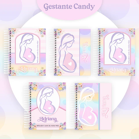 ARQUIVO ENCADERNAÇÃO COMBO GESTANTE CANDY - PAMELLA
