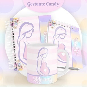 ARQUIVO ENCADERNAÇÃO COMBO GESTANTE CANDY - PAMELLA