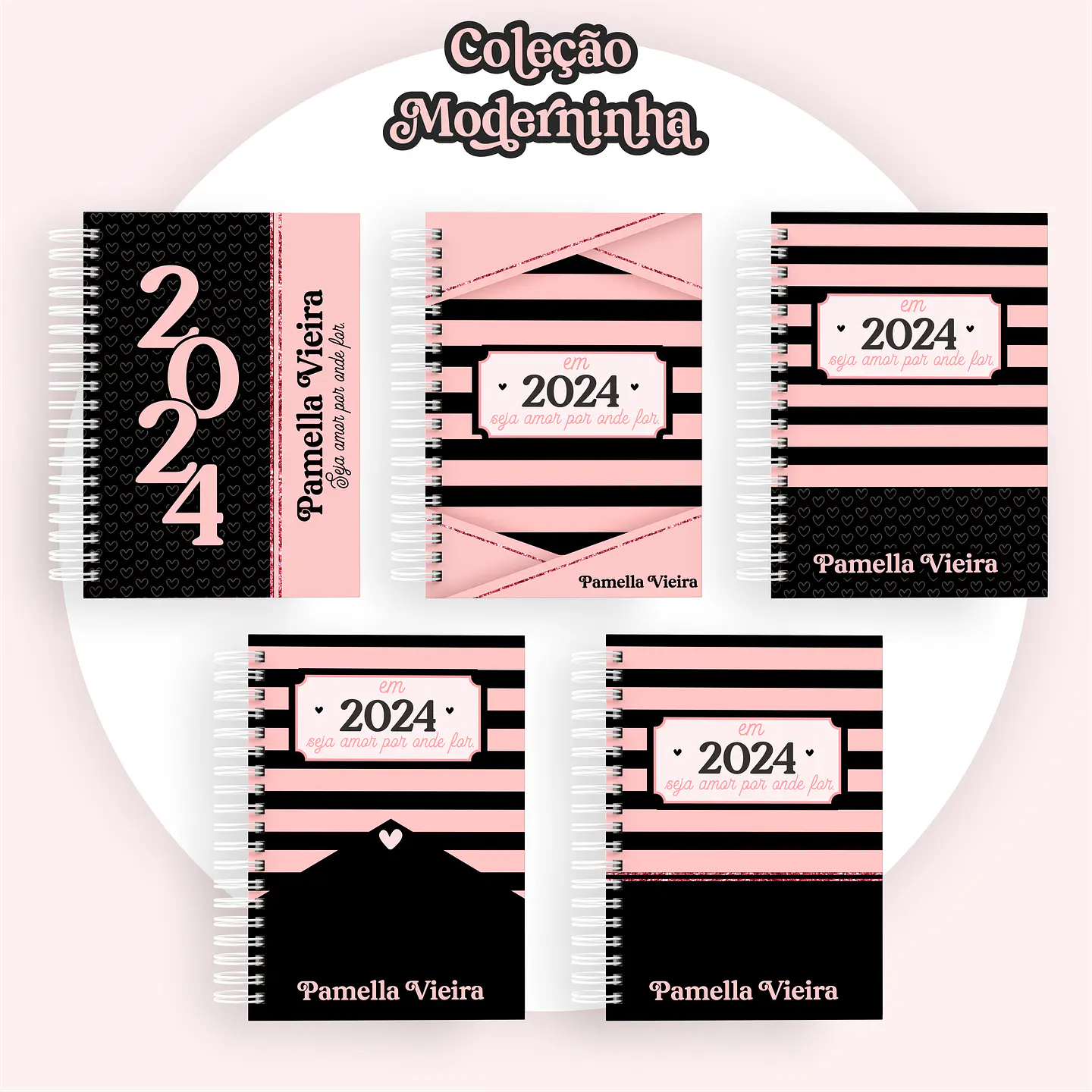 ARQUIVO ENCADERNAÇÃO COMBO PRETO E ROSA 2024 - PAMELLA 1