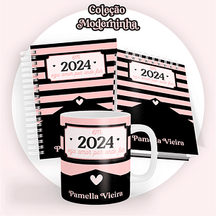 ARQUIVO ENCADERNAÇÃO COMBO PRETO E ROSA 2024 - PAMELLA