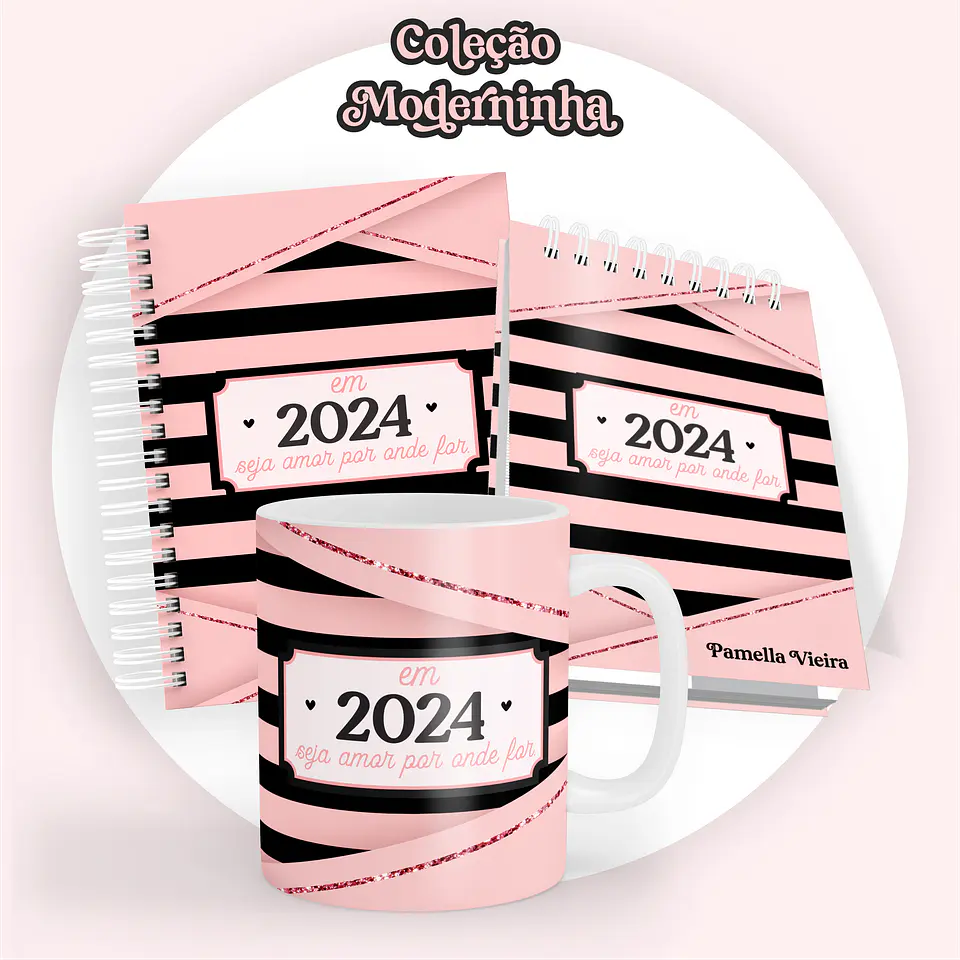 ARQUIVO ENCADERNAÇÃO COMBO PRETO E ROSA 2024 - PAMELLA 3