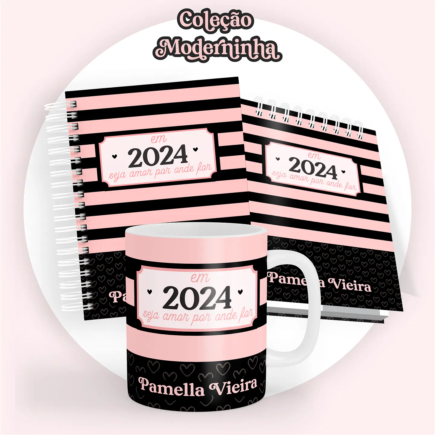 ARQUIVO ENCADERNAÇÃO COMBO PRETO E ROSA 2024 - PAMELLA 5