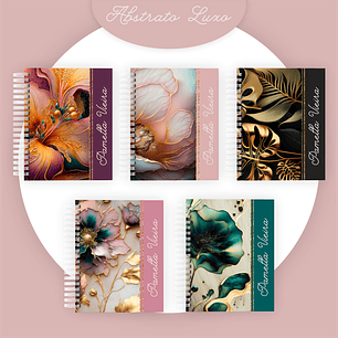 ARQUIVO ENCADERNAÇÃO COMBO ABSTRATO LUXO 2024 - PAMELLA