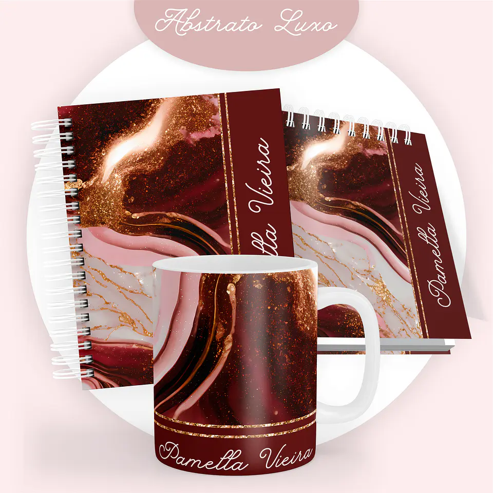 ARQUIVO ENCADERNAÇÃO COMBO ABSTRATO MARROM 2024 - PAMELLA 2