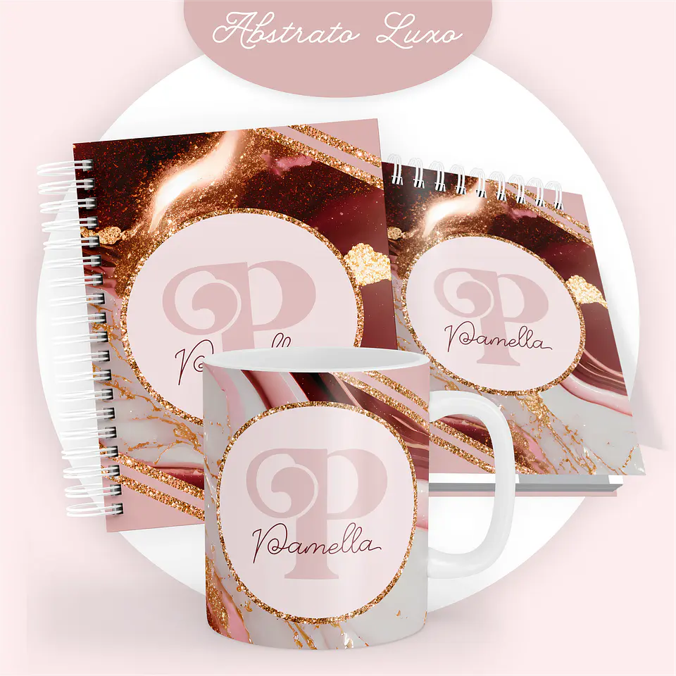 ARQUIVO ENCADERNAÇÃO COMBO ABSTRATO MARROM 2024 - PAMELLA 5