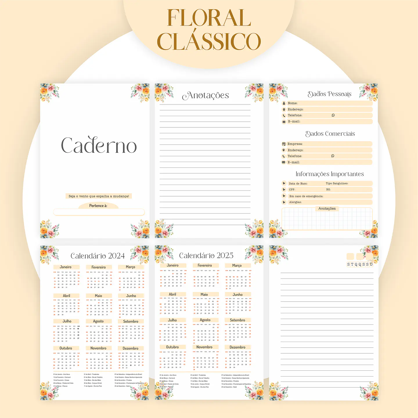 ARQUIVO ENCADERNAÇÃO COMBO FLORAL LARANJA 2024 - PAMELLA 9