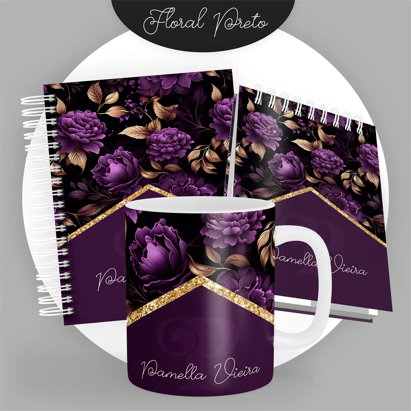 ARQUIVO ENCADERNAÇÃO COMBO FLORAL PRETO 2024 - PAMELLA 4