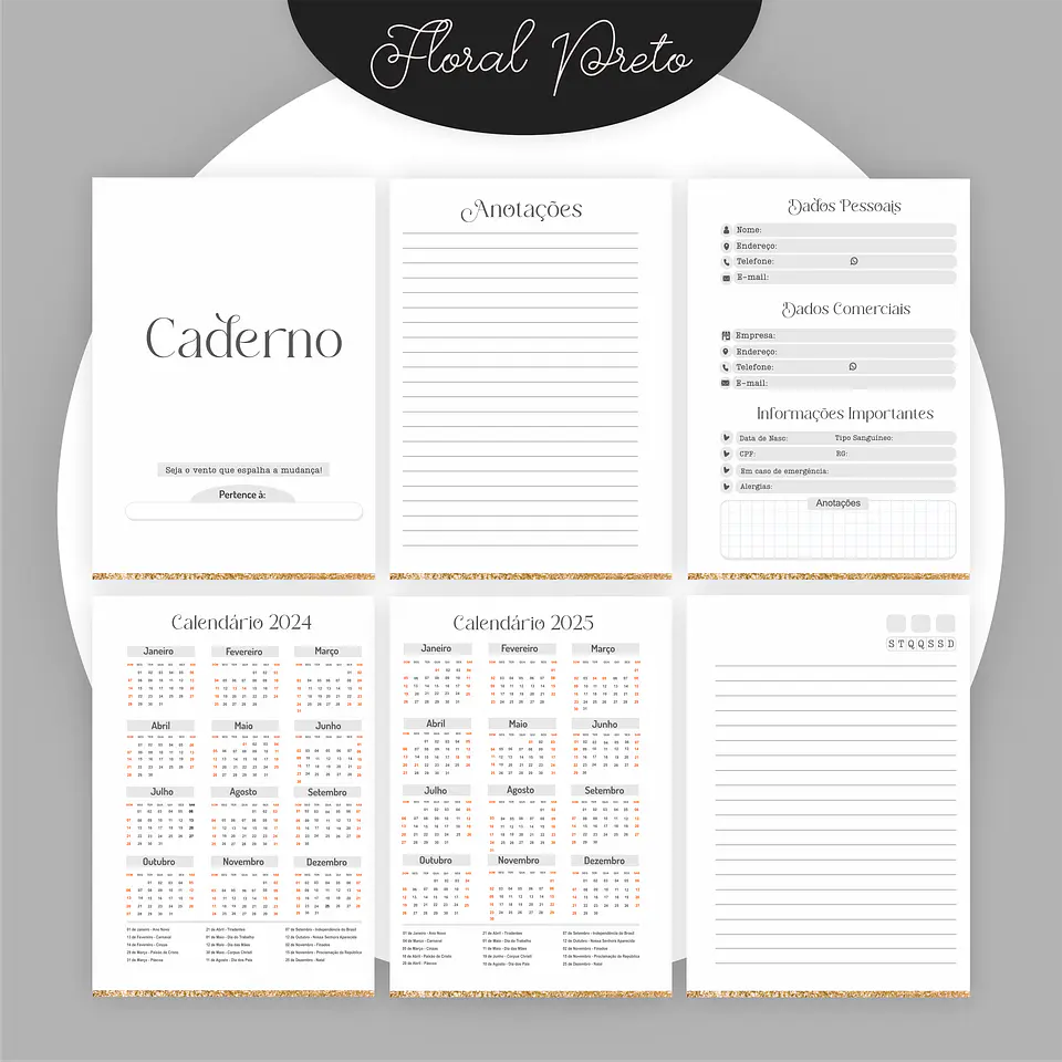 ARQUIVO ENCADERNAÇÃO COMBO FLORAL PRETO 2024 - PAMELLA 7