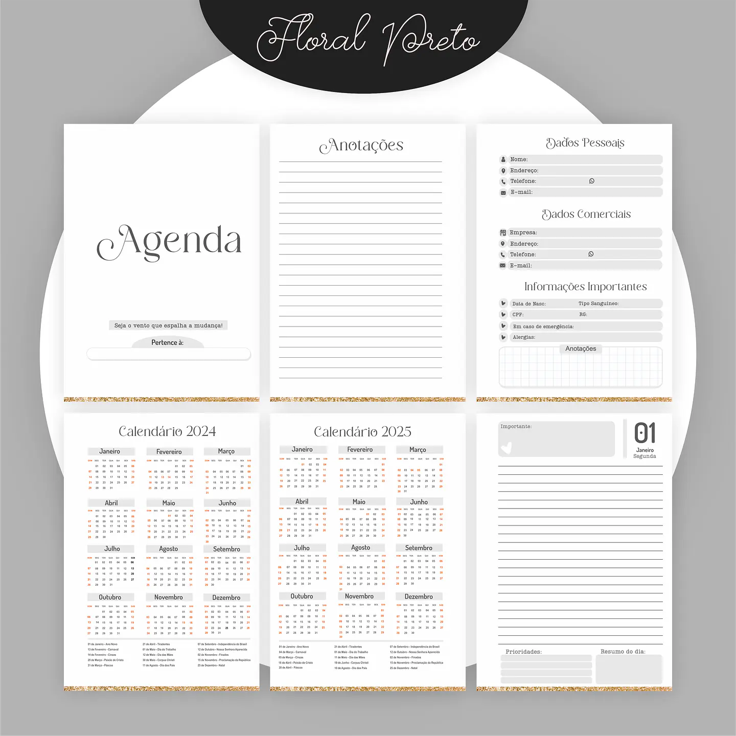 ARQUIVO ENCADERNAÇÃO COMBO FLORAL PRETO 2024 - PAMELLA 8