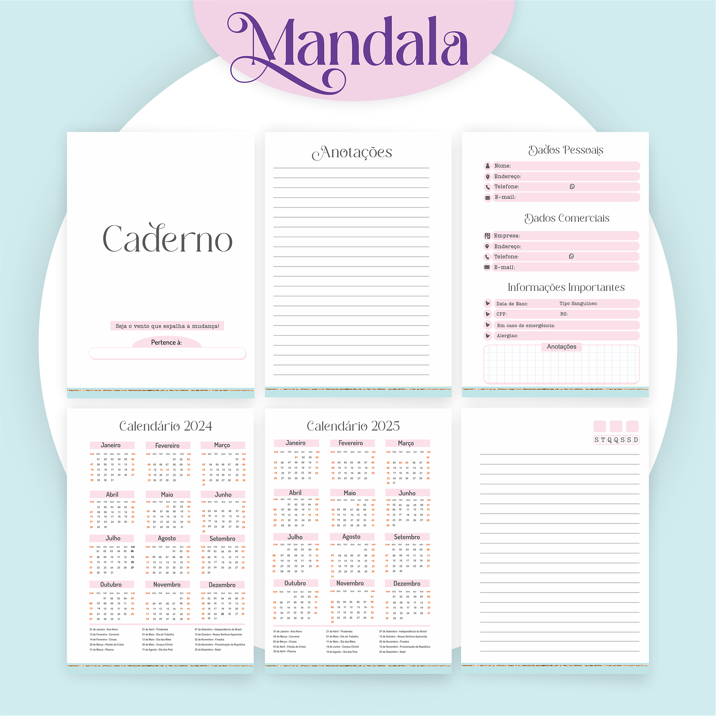 ARQUIVO ENCADERNAÇÃO COMBO MANDALA 2024 - PAMELLA 9