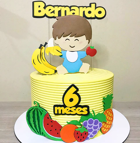 arquivo topo de bolo bebe frutas