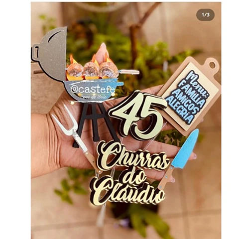 ARQUIVO DE CORTE TOPO DE BOLO CHURRASCO