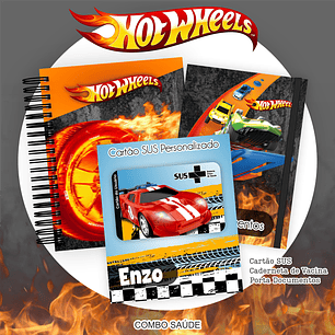 Arquivo Kit Saúde HOTWHELLS, Caderneta de Vacina, Cartão SUS e Porta Documento- PAMELLA