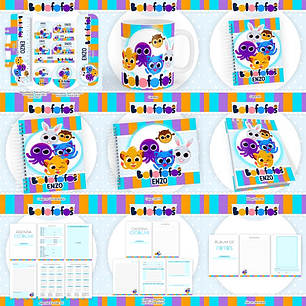 ARQUIVO ENCADERNAÇÃO KIT ESCOLAR BOLOFOFOS - PAMELLA