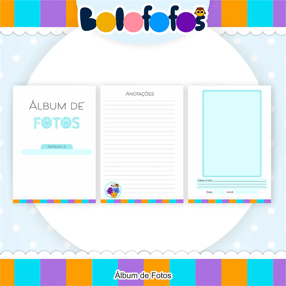 ARQUIVO ENCADERNAÇÃO KIT ESCOLAR BOLOFOFOS - PAMELLA 8