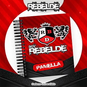 Arquivo Encadernação Kit Escolar Rebelde - PAMELLA