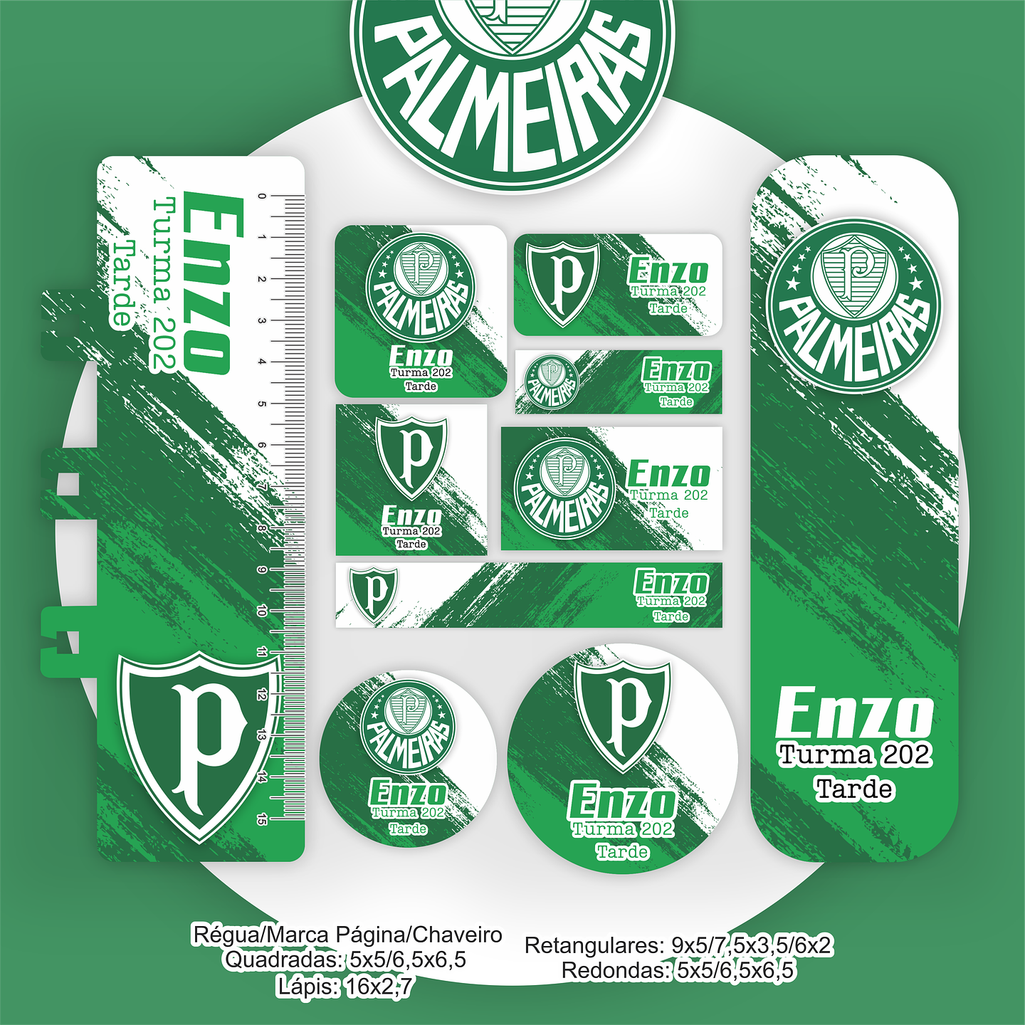 Arquivo Encadernação Kit Escolar Palmeiras - PAMELLA 9
