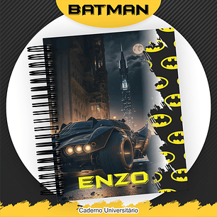 Arquivo Encadernação Kit Escolar Batman - PAMELLA
