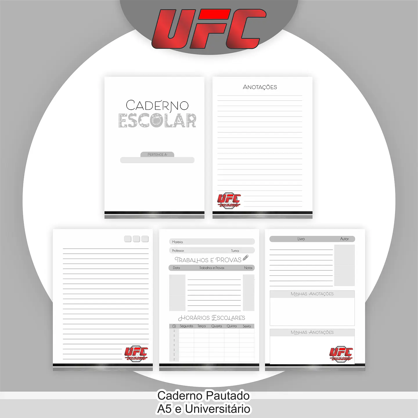 Arquivo Encadernação Kit Escolar UFC - PAMELLA 6