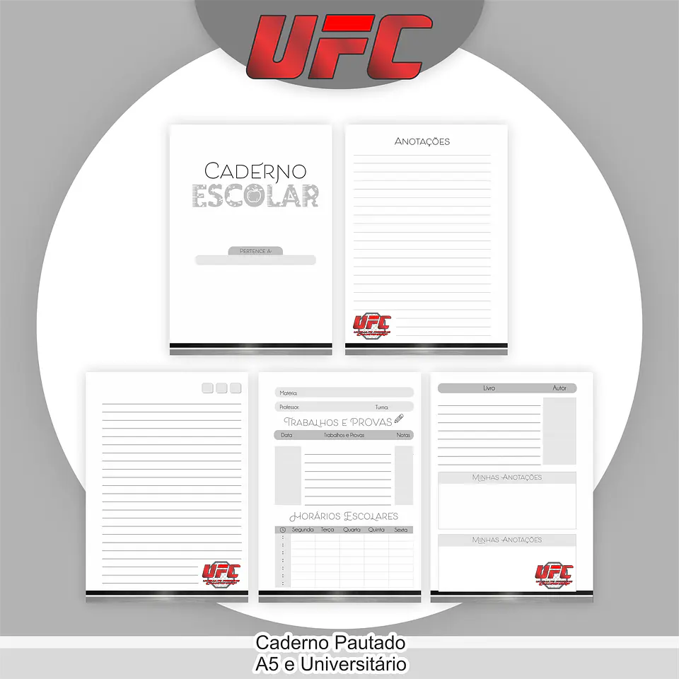 Arquivo Encadernação Kit Escolar UFC - PAMELLA 6