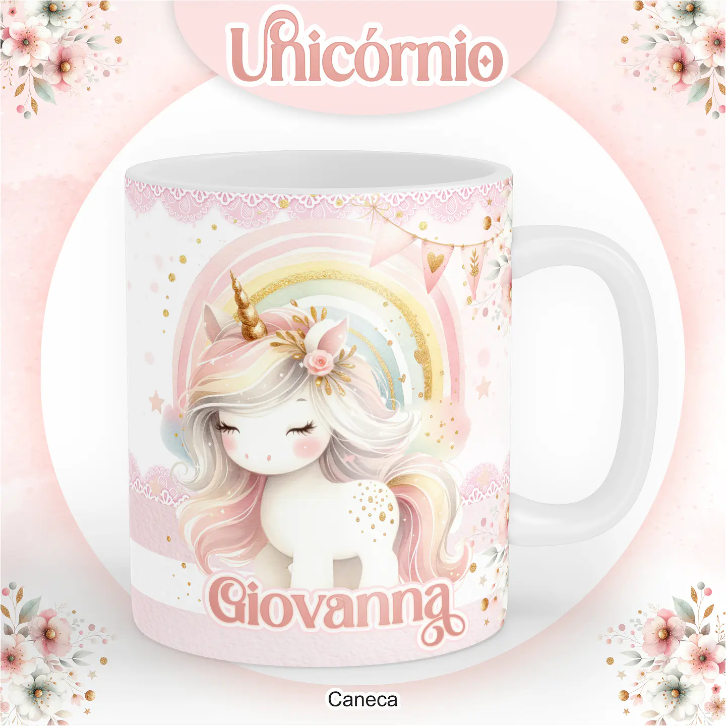 Arquivo Encadernação Kit Escolar Unicórnio - PAMELLA 3