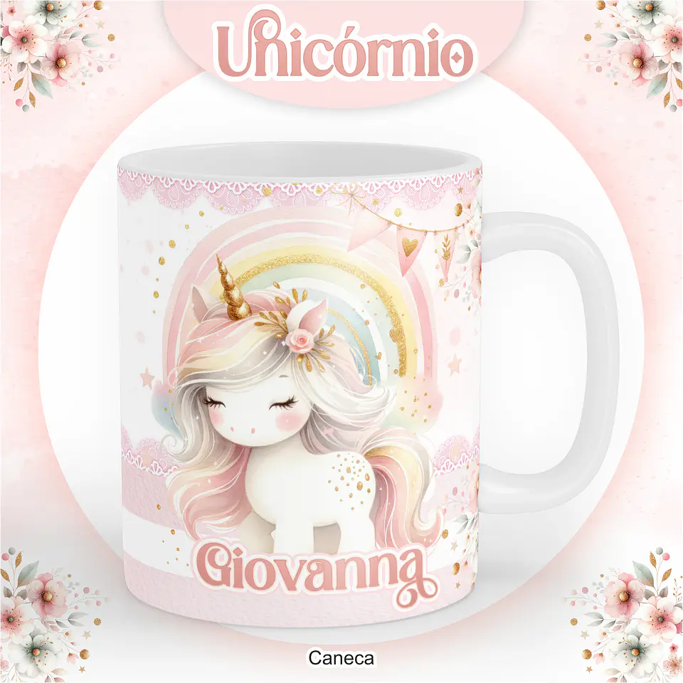 Arquivo Encadernação Kit Escolar Unicórnio - PAMELLA 3