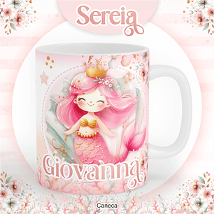 Arquivo Encadernação Kit Escolar Sereia - PAMELLA