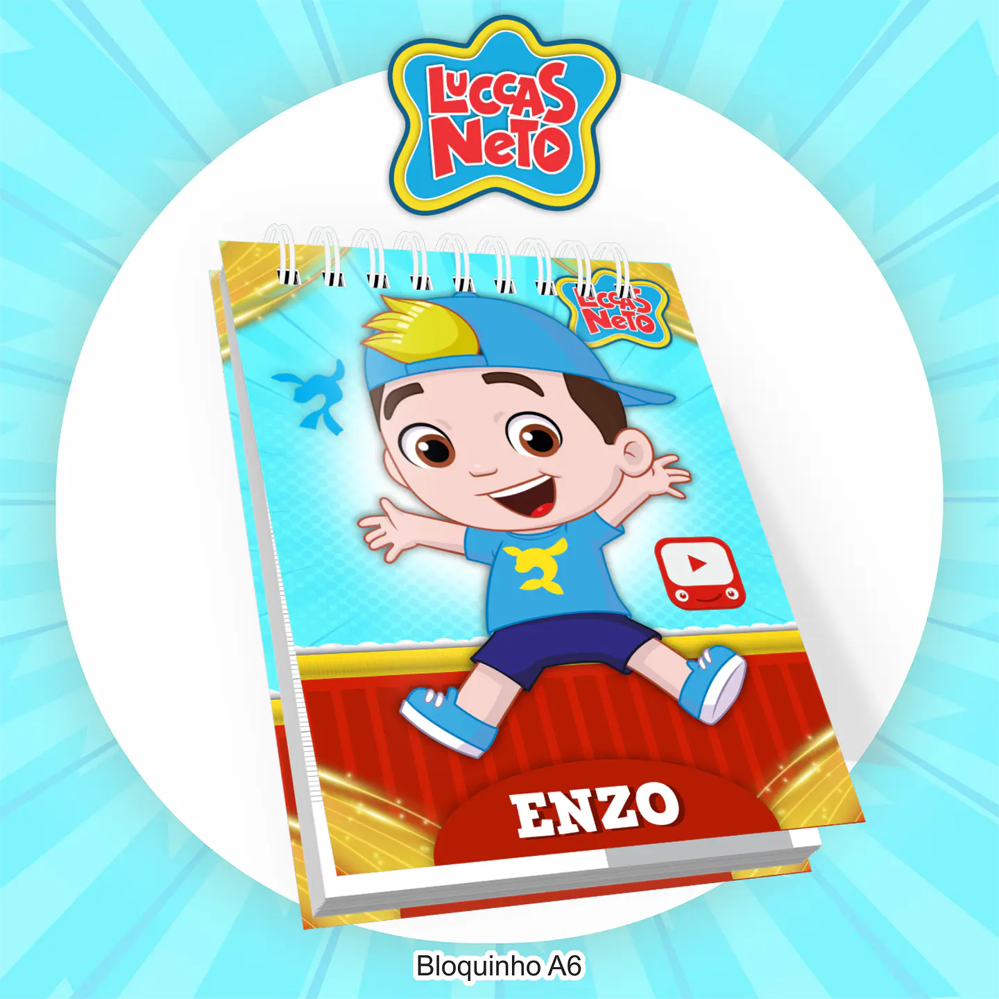 Arquivo Encadernação Kit Escolar Luccas Neto - PAMELLA 2