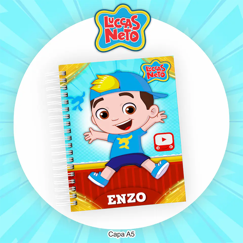 Arquivo Encadernação Kit Escolar Luccas Neto - PAMELLA 8