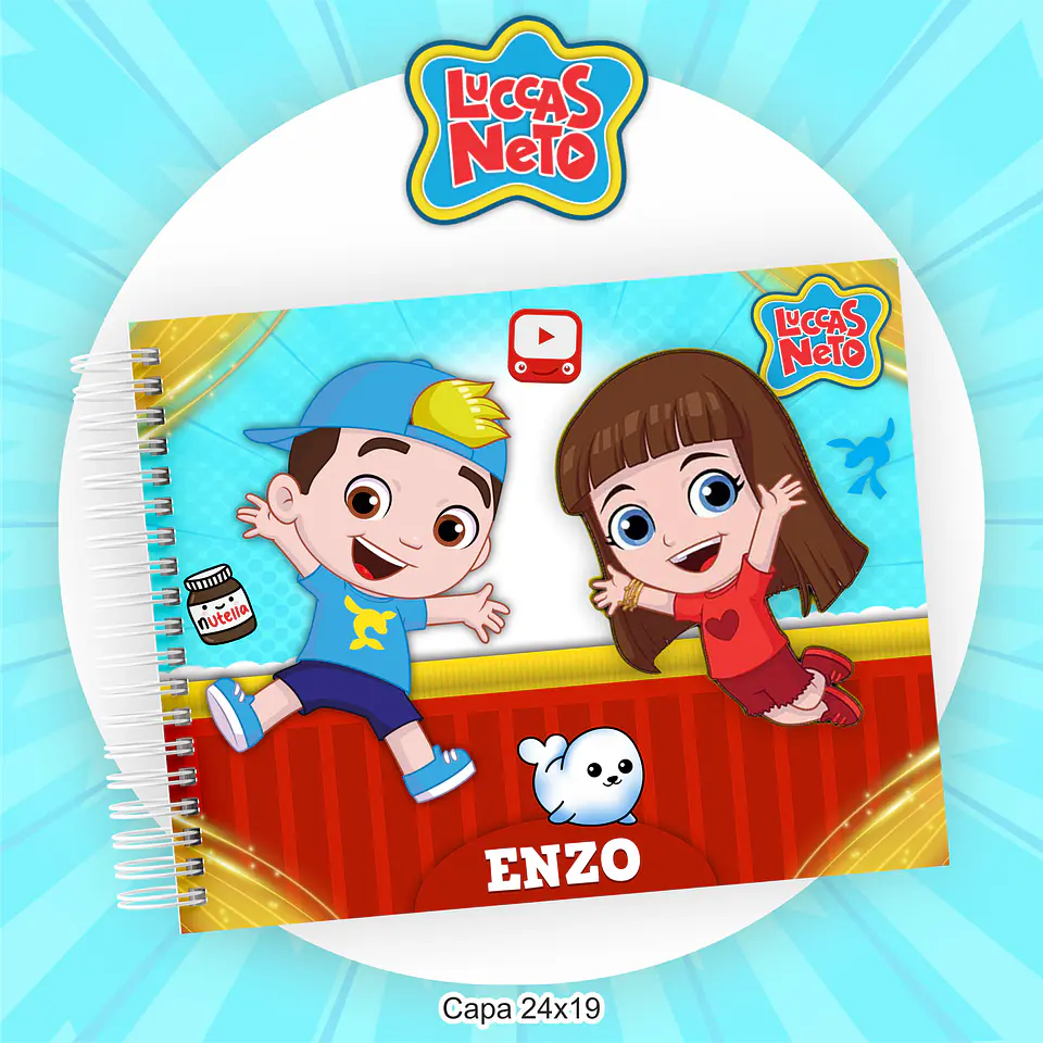 Arquivo Encadernação Kit Escolar Luccas Neto - PAMELLA 10