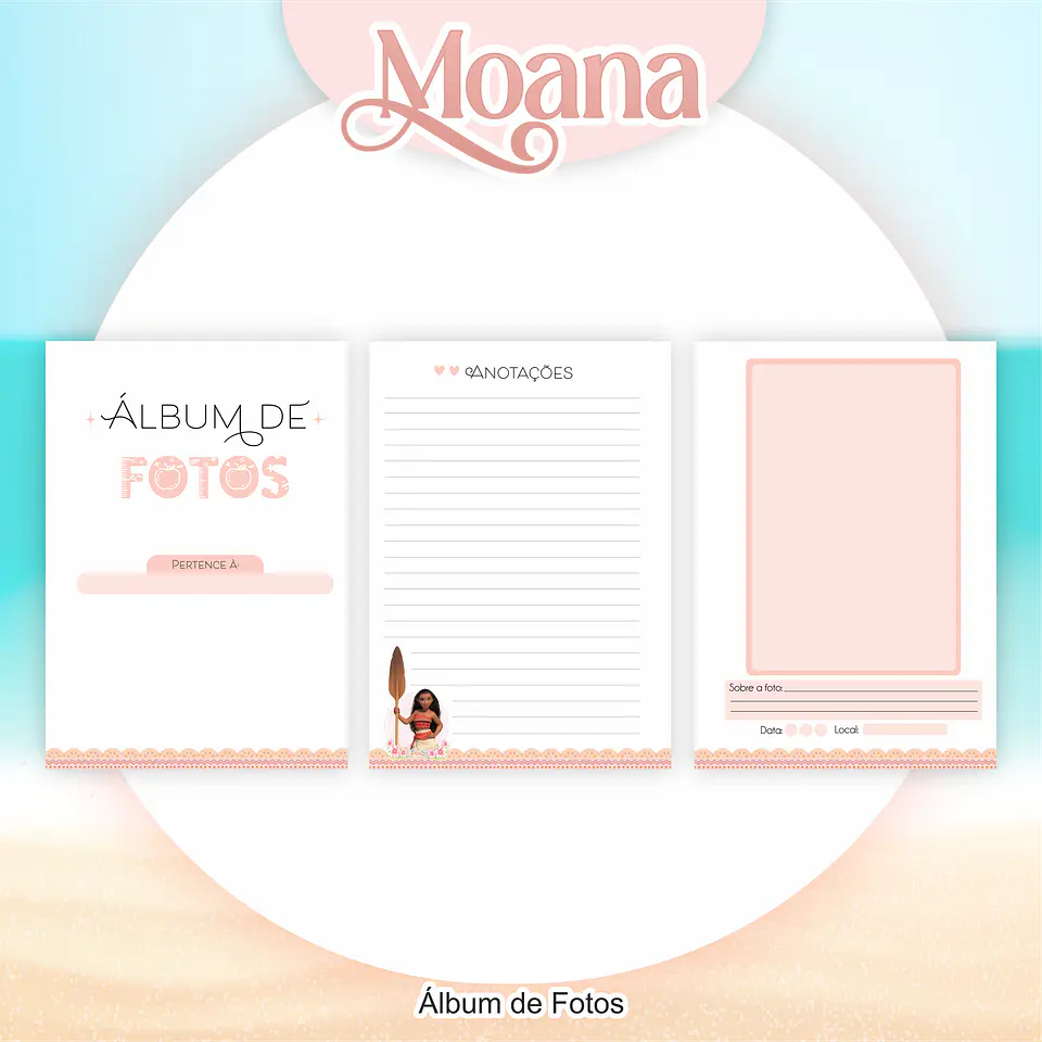 Arquivo Encadernação Kit Escolar Moana - PAMELLA 7
