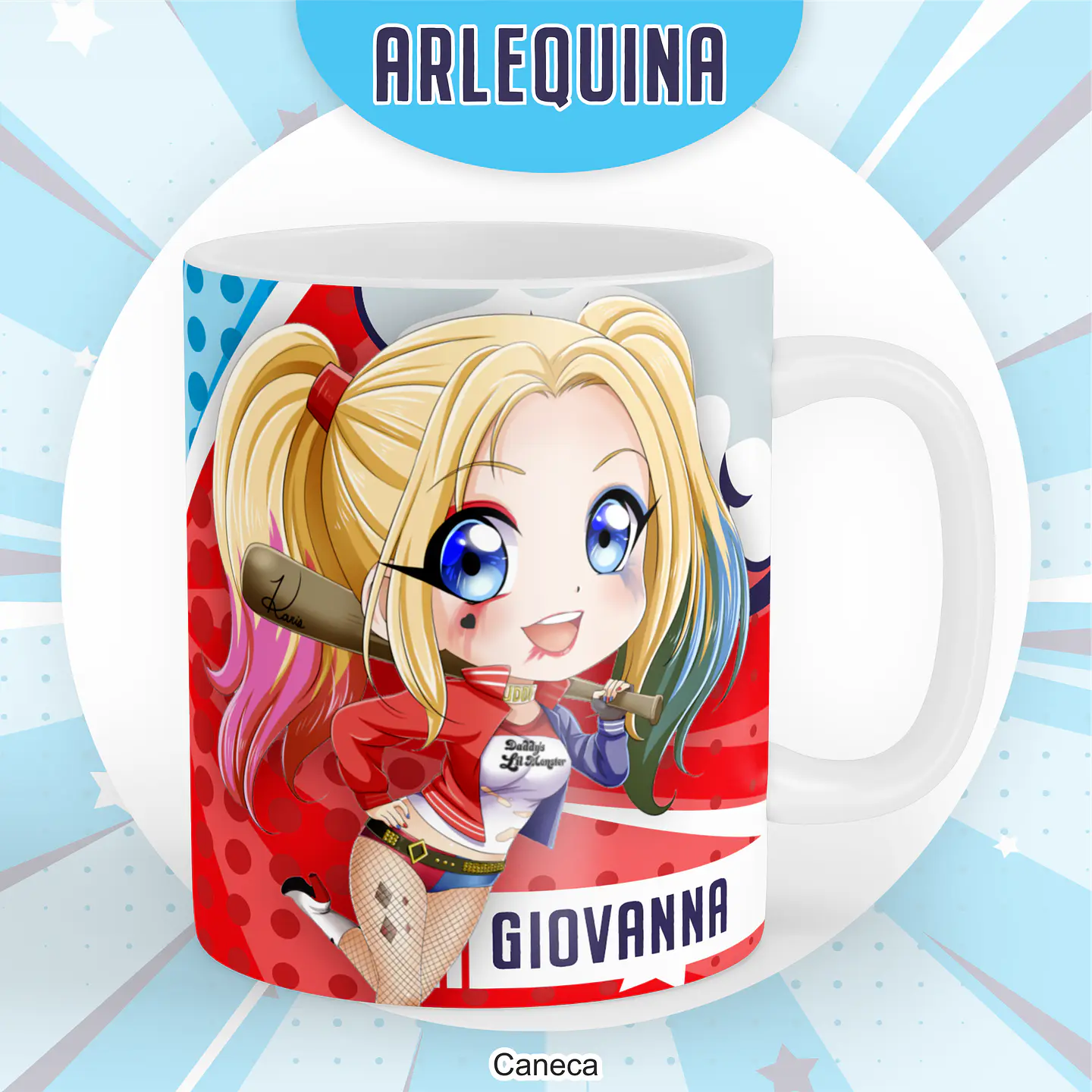 Arquivo Encadernação Kit Escolar Arlequina - PAMELLA 3