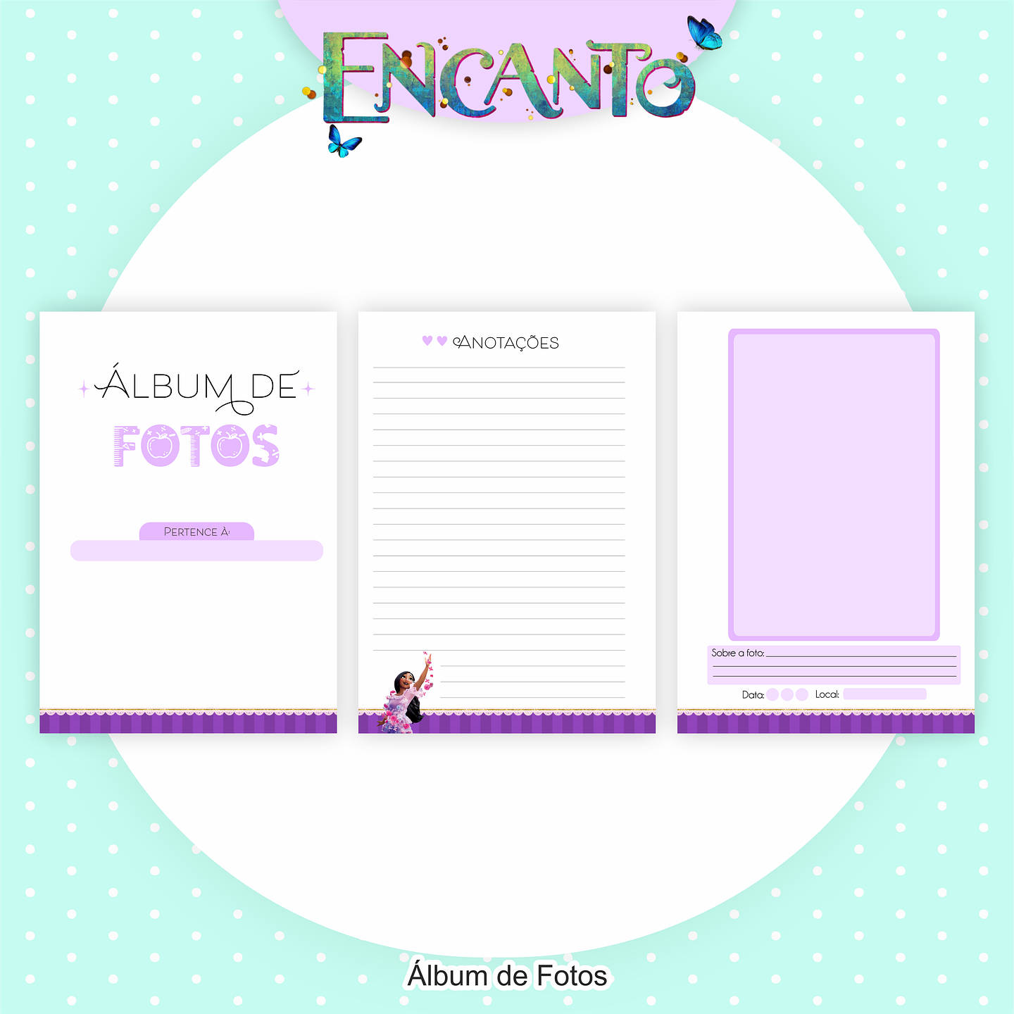 Arquivo Encadernação Kit Escolar Encanto - PAMELLA 5