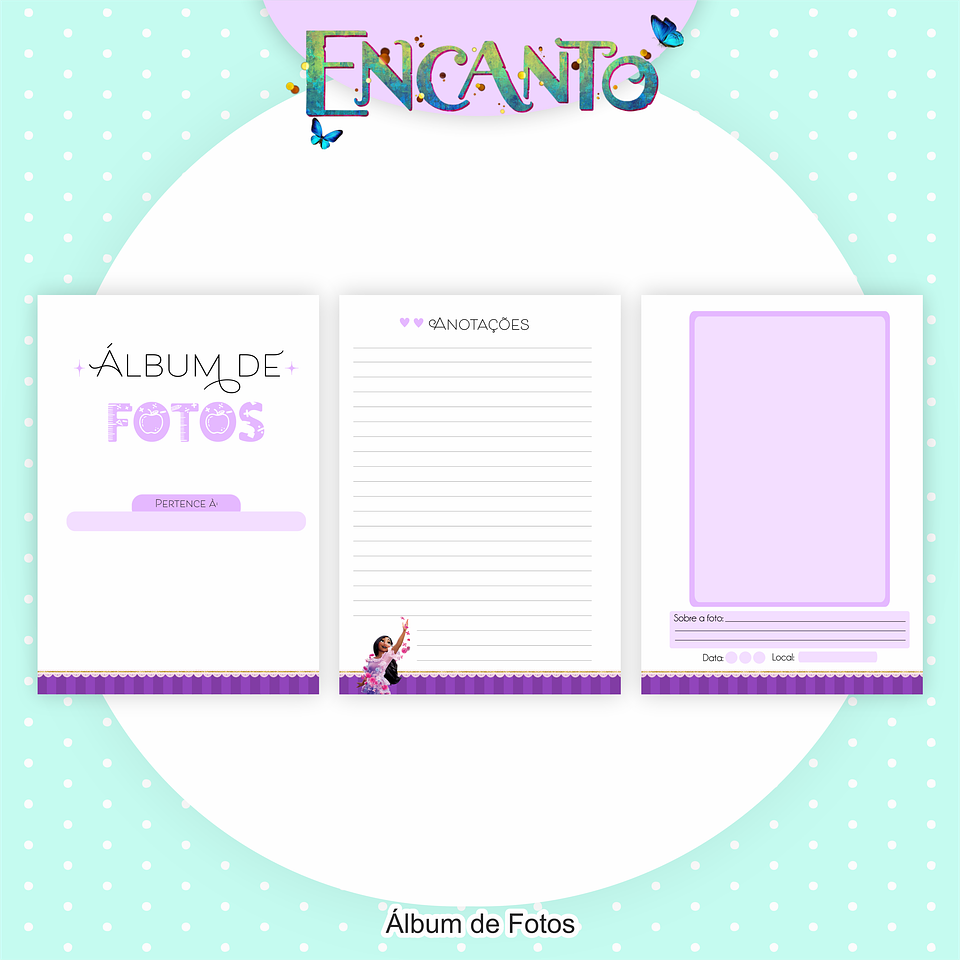 Arquivo Encadernação Kit Escolar Encanto - PAMELLA 5