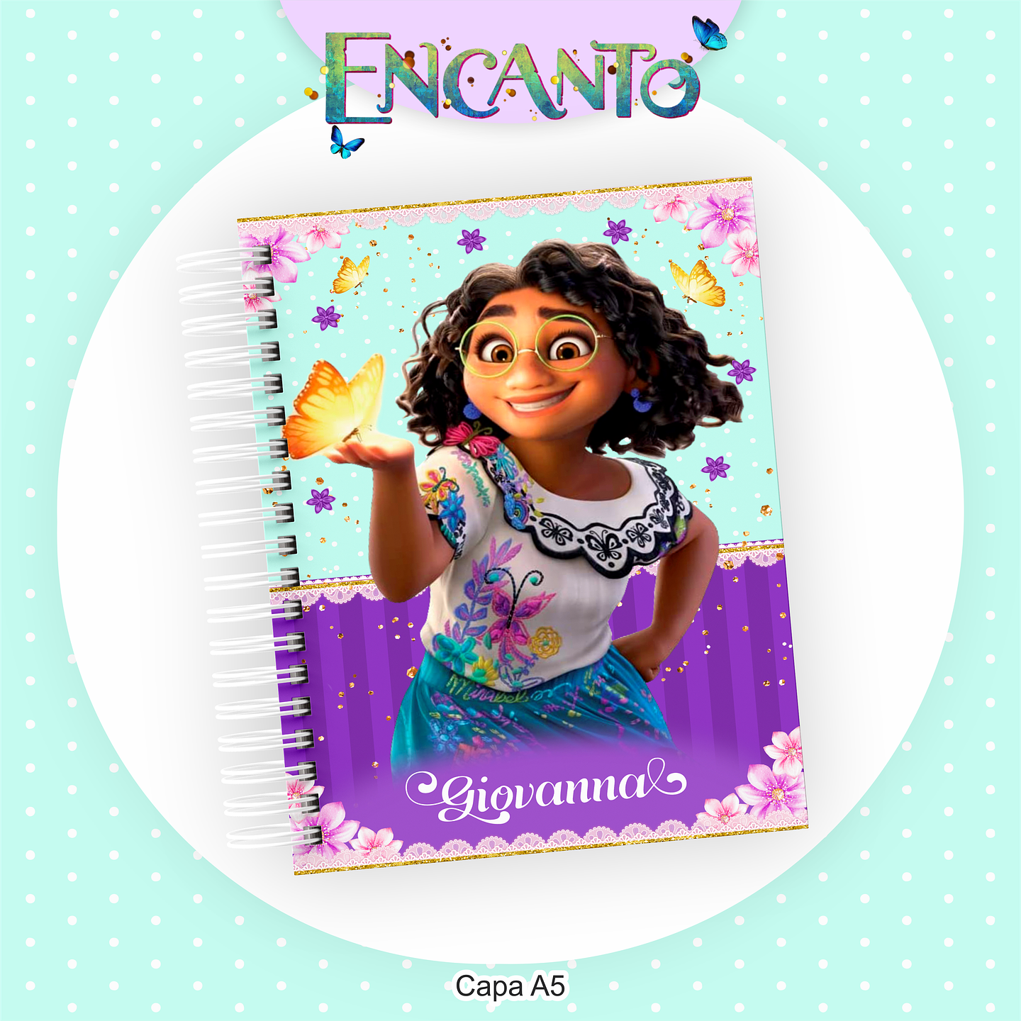 Arquivo Encadernação Kit Escolar Encanto - PAMELLA 8