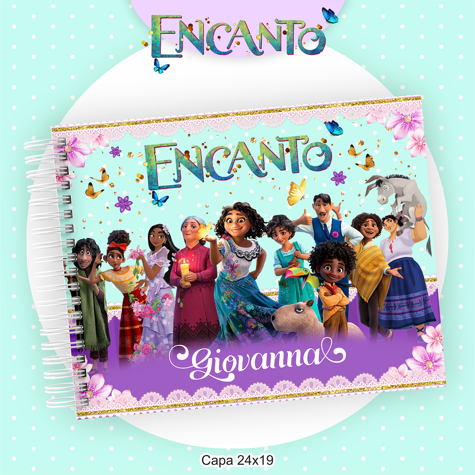 Arquivo Encadernação Kit Escolar Encanto - PAMELLA 10