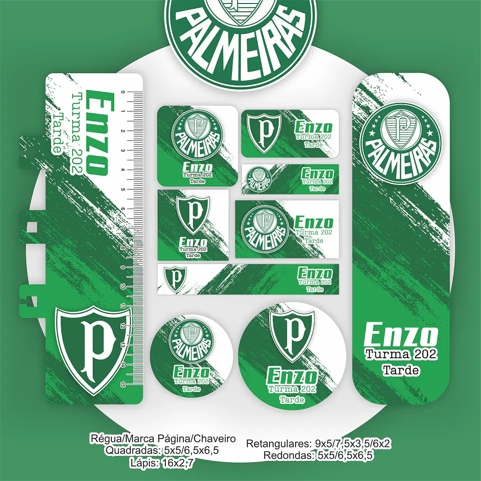Arquivo Etiqueta Escolar Palmeiras - Pamella 1