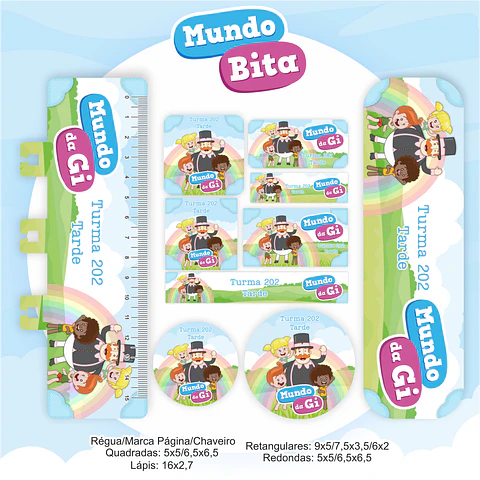 Arquivo Etiqueta Escolar Mundo Bita - Pamella