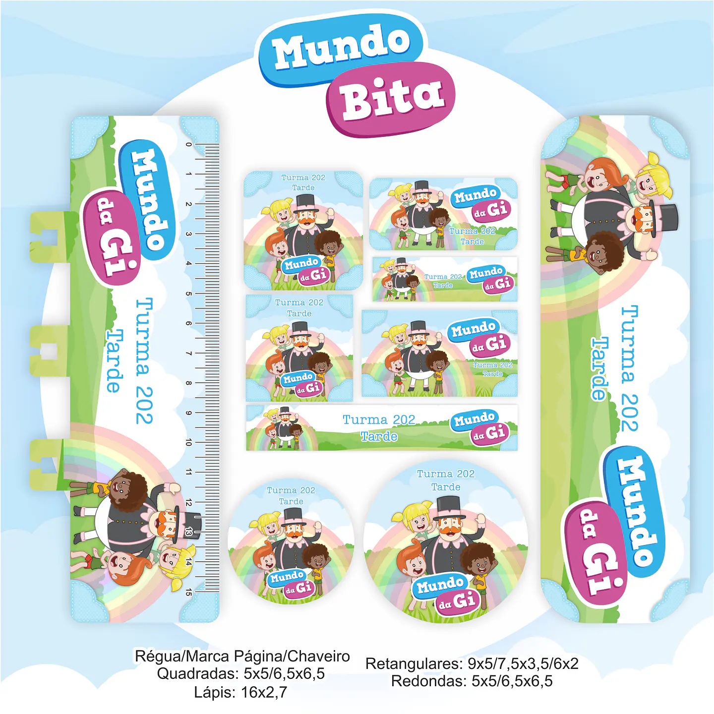 Arquivo Etiqueta Escolar Mundo Bita - Pamella 1