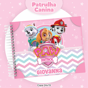 Arquivo Encadernação Kit Escolar Patrulha Canina Menina - PAMELLA