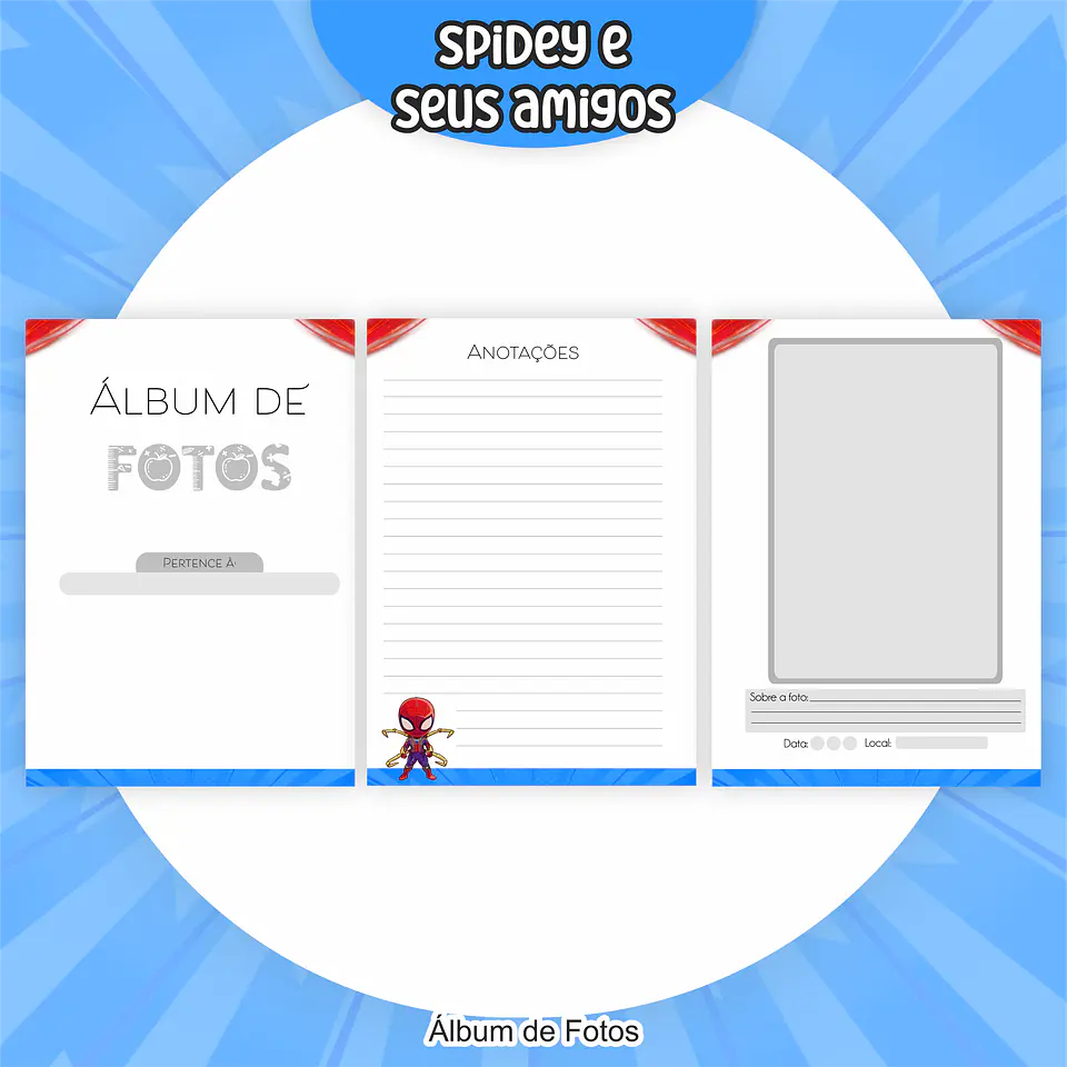Arquivo Encadernação Kit Escolar Spidey e seus amigos - PAMELLA 3