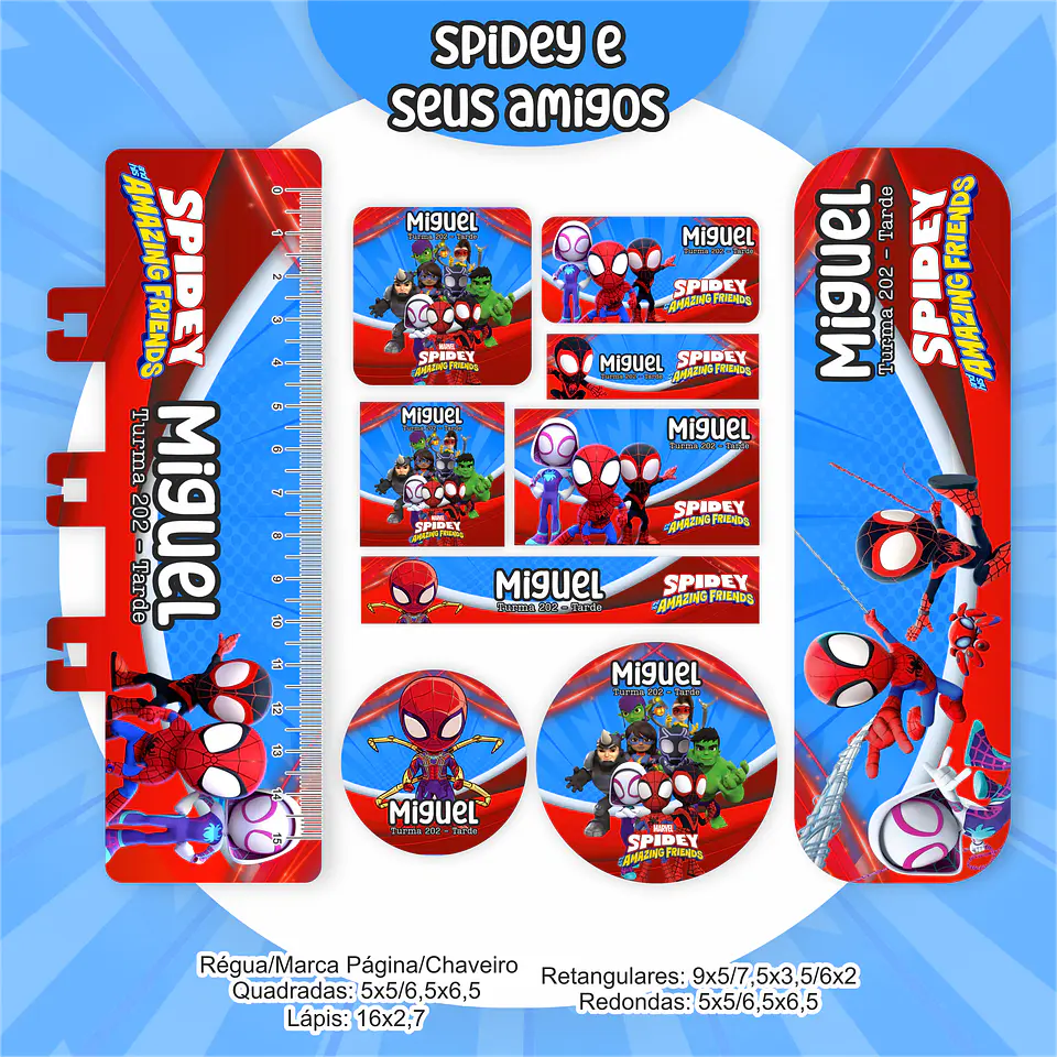 Arquivo Encadernação Kit Escolar Spidey e seus amigos - PAMELLA 4
