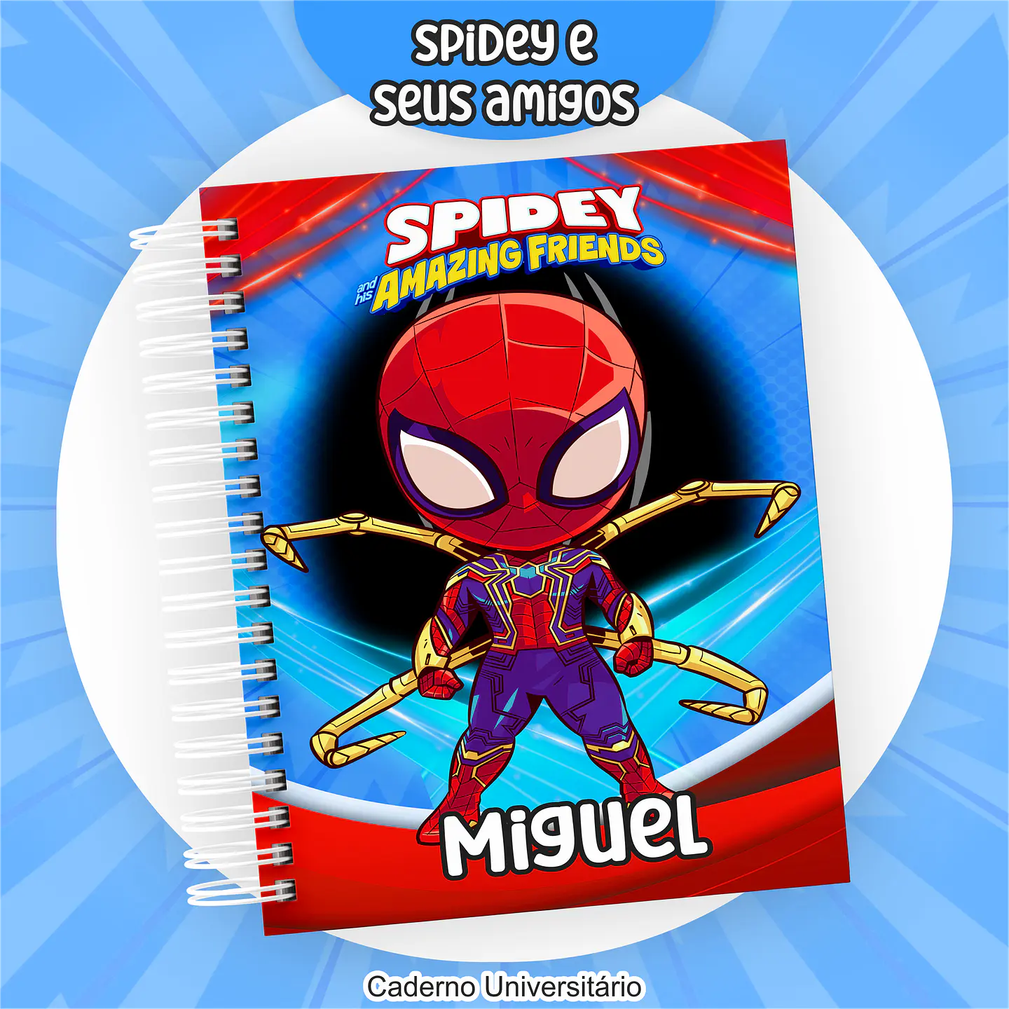 Arquivo Encadernação Kit Escolar Spidey e seus amigos - PAMELLA 7